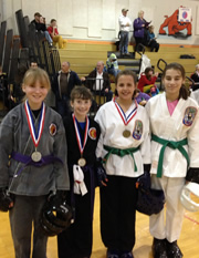 Julia Pettis - 1st Place, Kumite (4/26/14)